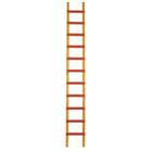 Houten dakladder - 11 tot 19 treden - Spreiding: 25 cm - Duarib